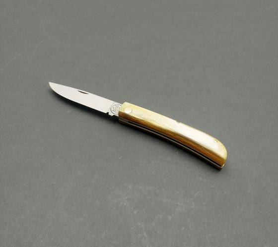 Складной карманный нож, ручка натуральный рог DUE BUOI 230 C