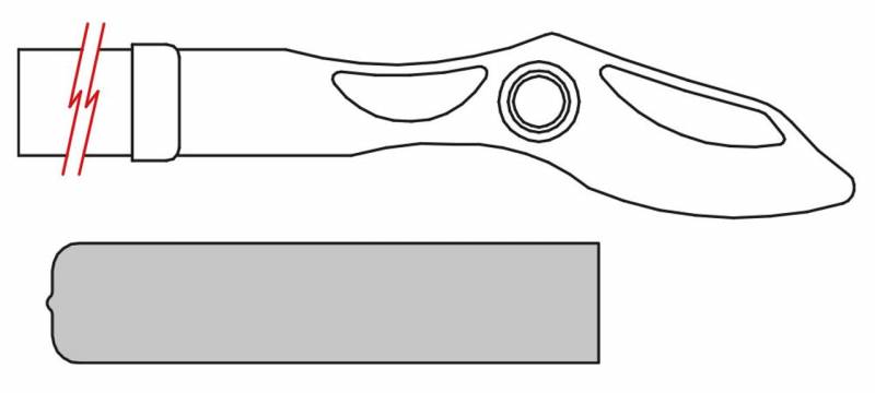 Сменное лезвие для сучкореза VESCO T40/80