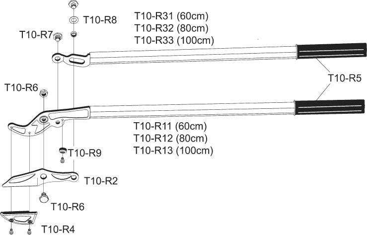 Сменная наковаленка для сучкорезов VESCO T10/Т30